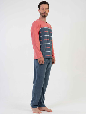 Купить Хлопковая пижама с длинным рукавом VIENETTA MAN 2041230000 в Украина в Lingerie.ua - Одяг для дому та відпочинку, Фото 2