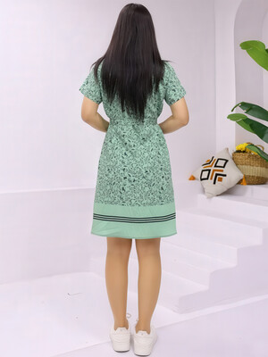 Купить Літній халат на блискавці з коротким рукавом JEN 06714 в Украина в Lingerie.ua - Одяг для дому та відпочинку, Фото 2