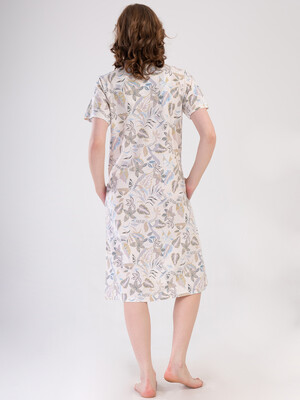 Купить Хлопковый халат на молнии с коротким рукавом VIENETTA 4081560446 в Украина в Lingerie.ua - Одяг для дому та відпочинку, Фото 6