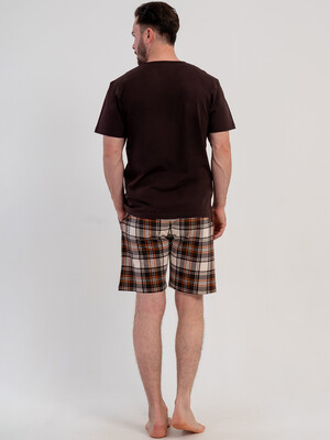 Купить Бавовняний літній костюм чоловічий з шортами VIENETTA MAN 5120782091 в Украина в Lingerie.ua - Одяг для дому та відпочинку, Фото 3