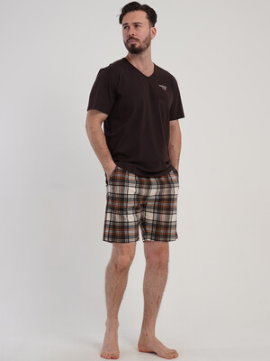 Купить Бавовняний літній костюм чоловічий з шортами VIENETTA MAN 5120782091 в Украина в Lingerie.ua - Одяг для дому та відпочинку, Фото 5