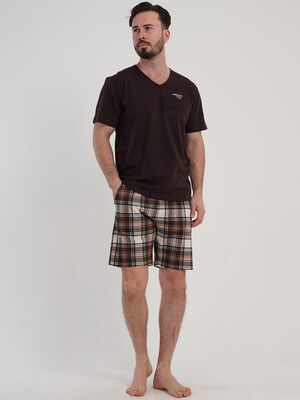 Купить Бавовняний літній костюм чоловічий з шортами VIENETTA MAN 5120782091 в Украина в Lingerie.ua - Одяг для дому та відпочинку, Фото 6