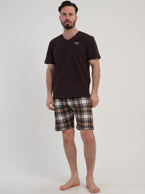 Купить Бавовняний літній костюм чоловічий з шортами VIENETTA MAN 5120782091 в Украина в Lingerie.ua - Одяг для дому та відпочинку, Фото 7