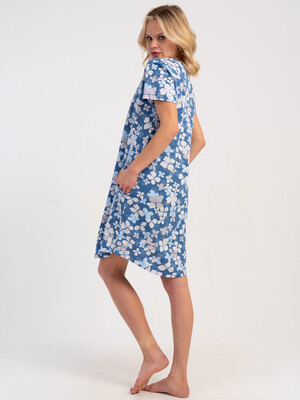 Купить Хлопковая туника с коротким рукавом VIENETTA 5110331247 в Украина в Lingerie.ua - Одяг для дому та відпочинку, Фото 7