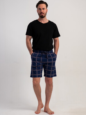 Купить Бавовняні чоловічі шорти в клітинку VIENETTA MAN 5120807305 в Украина