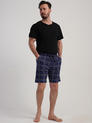 Купить Бавовняні чоловічі шорти в клітинку VIENETTA MAN 5120807305 в Украина в Lingerie.ua - Одяг для дому та відпочинку, Фото 4