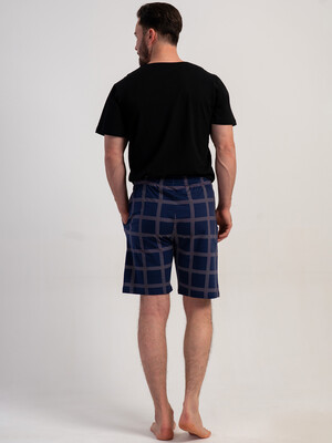 Купить Бавовняні чоловічі шорти в клітинку VIENETTA MAN 5120807305 в Украина в Lingerie.ua - Одяг для дому та відпочинку, Фото 5