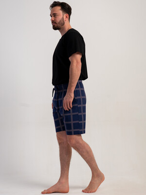 Купить Бавовняні чоловічі шорти в клітинку VIENETTA MAN 5120807305 в Украина в Lingerie.ua - Одяг для дому та відпочинку, Фото 6