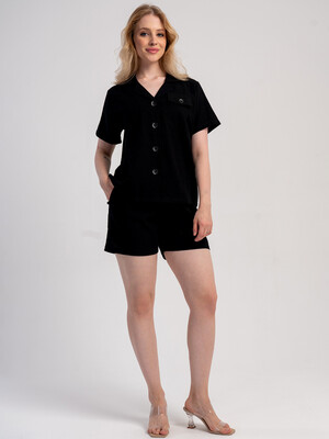 Купить Літній жіночий костюм (сорочка + шорти) VIENETTA PLUS 4120200000 в Украина