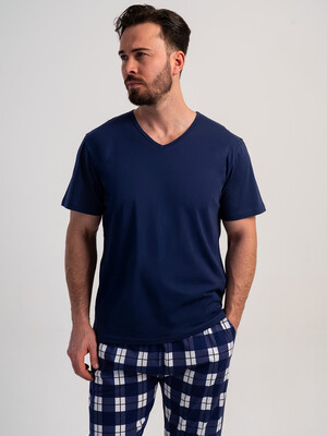 Купить Хлопковый домашний комплект большого размера (футболка + брюки) VIENETTA MAN 5121117303 в Украина в Lingerie.ua - Одяг для дому та відпочинку, Фото 2