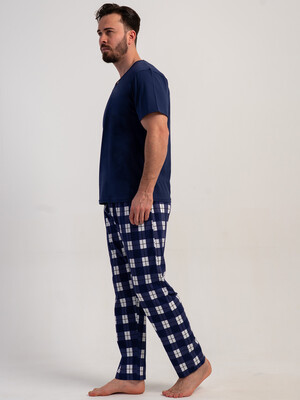 Купить Хлопковый домашний комплект большого размера (футболка + брюки) VIENETTA MAN 5121117303 в Украина в Lingerie.ua - Одяг для дому та відпочинку, Фото 3