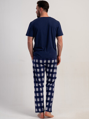 Купить Хлопковый домашний комплект большого размера (футболка + брюки) VIENETTA MAN 5121117303 в Украина в Lingerie.ua - Одяг для дому та відпочинку, Фото 5