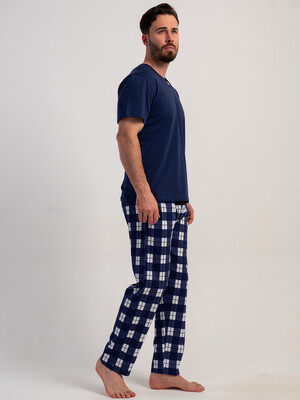 Купить Хлопковый домашний комплект большого размера (футболка + брюки) VIENETTA MAN 5121117303 в Украина в Lingerie.ua - Одяг для дому та відпочинку, Фото 6