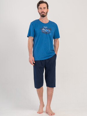 Хлопковый летний костюм (футболка + капри) VIENETTA MAN 4084320000