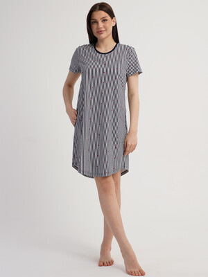 Купить Хлопковая туника с коротким рукавом VIENETTA 6020454095 в Украина в Lingerie.ua - Одяг для дому та відпочинку, Фото 7