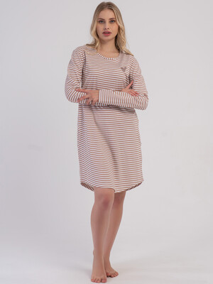 Купить Хлопковая туника с длинным рукавом VIENETTA 6040531967 в Украина в Lingerie.ua - Одяг для дому та відпочинку, Фото 6