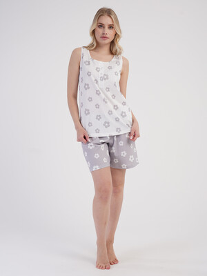 Купить Бавовняний комплект (майка + шорти) VIENETTA 6020627347 в Украина в Lingerie.ua - Одяг для дому та відпочинку, Фото 5