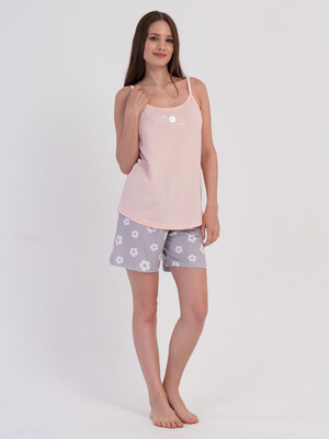 Купить Хлопковый летний комплект (майка + шорты) VIENETTA 6020527347 в Украина в Lingerie.ua - Одяг для дому та відпочинку, Фото 4