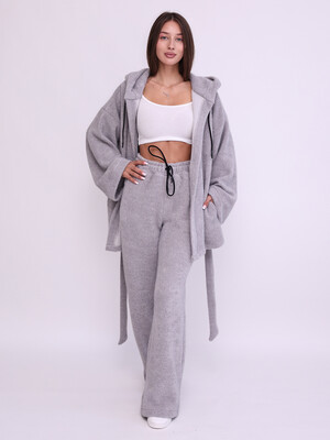 Купить Жіночий вовняний костюм (кардиган з капюшоном + штани) LINGERIE 170901 в Украина в Lingerie.ua - Одяг для дому та відпочинку, Фото 12