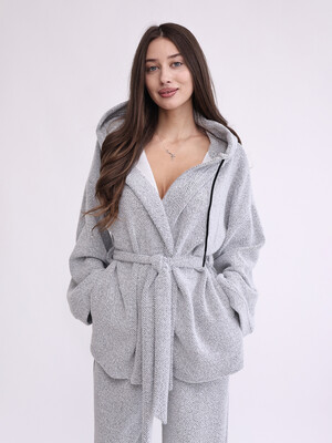 Купить Шерстяной костюм женский (кардиган с капюшоном + брюки) LINGERIE 170901 в Украина в Lingerie.ua - Одяг для дому та відпочинку, Фото 4