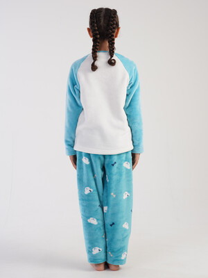 Купить Теплий домашній костюм із велсофту VIENETTA KIDS 3030910257 в Украина в Lingerie.ua - Одяг для дому та відпочинку, Фото 3