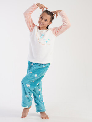 Купить Теплий домашній костюм із велсофту VIENETTA KIDS 3030910257 в Украина в Lingerie.ua - Одяг для дому та відпочинку, Фото 6