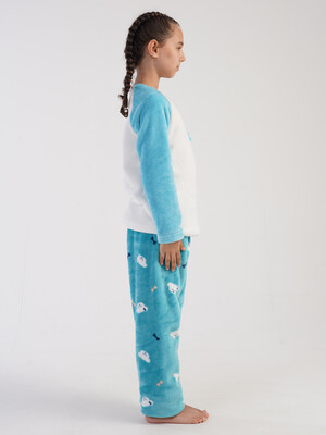 Купить Теплий домашній костюм із велсофту VIENETTA KIDS 3030910257 в Украина в Lingerie.ua - Одяг для дому та відпочинку, Фото 7