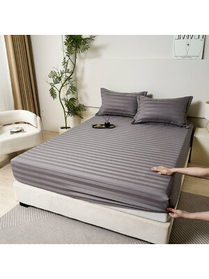 Купить Простынь на резинке  Saten Stripe MALLORY 21181 180*20 в Украина в Lingerie.ua - Одяг для дому та відпочинку, Фото 3