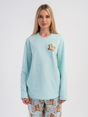 Купить Байковый домашний костюм (лонгслив + брюки) VIENETTA 5031903197 в Украина в Lingerie.ua - Одяг для дому та відпочинку, Фото 6
