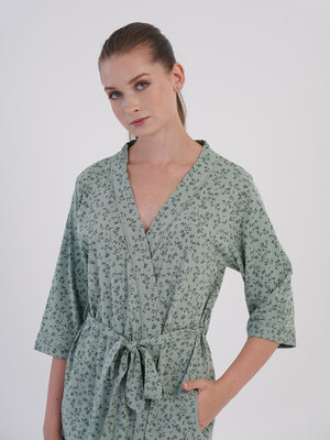 Купить Жіночий бавовняний халат на запах VIENETTA 6061321200 в Украина в Lingerie.ua - Одяг для дому та відпочинку, Фото 2