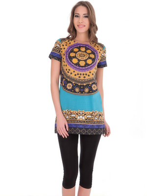 Купить Летний костюм женский с коротким рукавом COCOON Y50081 в Украина в Lingerie.ua - Одяг для дому та відпочинку, Фото 1