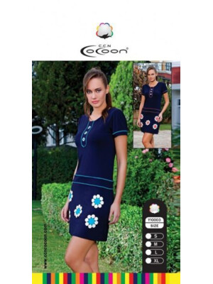 Купить Сукня літня з коротким рукавом COCOON Y10003 в Украина в Lingerie.ua - Одяг для дому та відпочинку, Фото 3