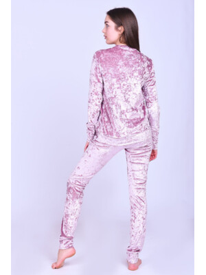 Купить Бархатный женский костюм с брюками LINGERIE 170056  в Украина в Lingerie.ua - Одяг для дому та відпочинку, Фото 5