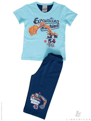 Купить Комплект для мальчика футболка капри COOL COMICS 6020825679 в Украина в Lingerie.ua - Одяг для дому та відпочинку, Фото 2