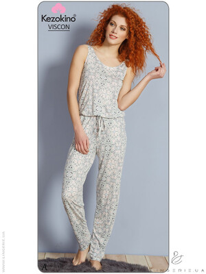 Купить Летний комбинезон женский на бретельках KEZOKINO 6102511169 в Украина в Lingerie.ua - Одяг для дому та відпочинку, Фото 1