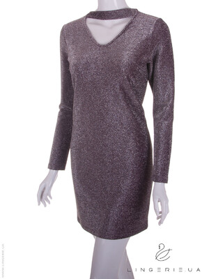 Купить Сукня коротка з люрексу з чокером LINGERIE 170158 в Украина в Lingerie.ua - Одяг для дому та відпочинку, Фото 2