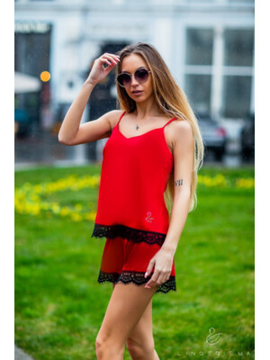 Купить Пижама шелковая с кружевом LINGERIE 170189 в Украина в Lingerie.ua - Одяг для дому та відпочинку, Фото 42