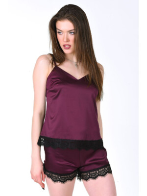 Купить Пижама шелковая с кружевом LINGERIE 170189 в Украина в Lingerie.ua - Одяг для дому та відпочинку, Фото 9