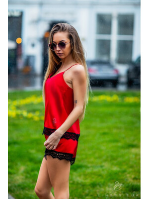 Купить Пижама шелковая с кружевом LINGERIE 170189 в Украина в Lingerie.ua - Одяг для дому та відпочинку, Фото 5