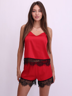 Купить Пижама шелковая с кружевом LINGERIE 170189 в Украина в Lingerie.ua - Одяг для дому та відпочинку, Фото 17