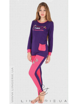 Купить Домашній комплект жіночий з довгим рукавом PINKY STYLЕ 5060773223 в Украина в Lingerie.ua - Одяг для дому та відпочинку, Фото 2