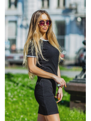 Купить Сукня LINGERIE 170301-2 бавовняний трикотаж у рубчик в Украина в Lingerie.ua - Одяг для дому та відпочинку, Фото 15