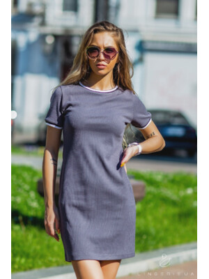 Купить Сукня LINGERIE 170301-2 бавовняний трикотаж у рубчик в Украина в Lingerie.ua - Одяг для дому та відпочинку, Фото 12