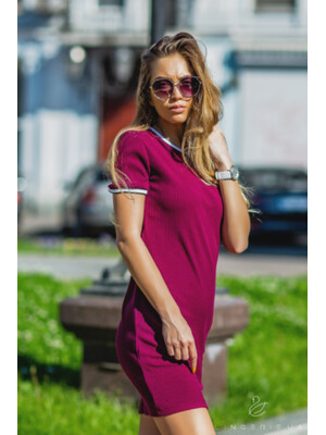 Купить Сукня LINGERIE 170301-2 бавовняний трикотаж у рубчик в Украина в Lingerie.ua - Одяг для дому та відпочинку, Фото 9