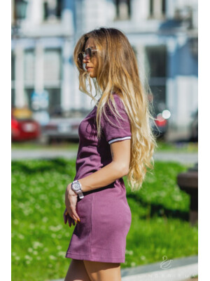 Купить Сукня LINGERIE 170301-2 бавовняний трикотаж у рубчик в Украина в Lingerie.ua - Одяг для дому та відпочинку, Фото 6