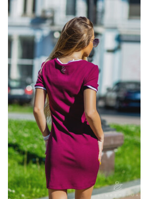 Купить Сукня LINGERIE 170301-2 бавовняний трикотаж у рубчик в Украина в Lingerie.ua - Одяг для дому та відпочинку, Фото 4