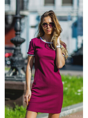 Купить Сукня LINGERIE 170301-2 бавовняний трикотаж у рубчик в Украина в Lingerie.ua - Одяг для дому та відпочинку, Фото 3