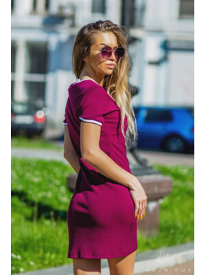 Купить Сукня LINGERIE 170301-2 бавовняний трикотаж у рубчик в Украина в Lingerie.ua - Одяг для дому та відпочинку, Фото 16