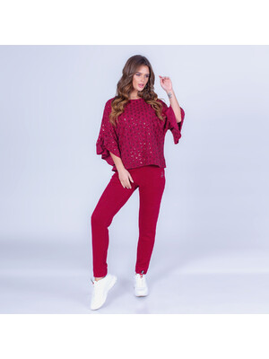 Купить Ангорний костюм жіночий з паєтками LINGERIE 170376 в Украина в Lingerie.ua - Одяг для дому та відпочинку, Фото 10