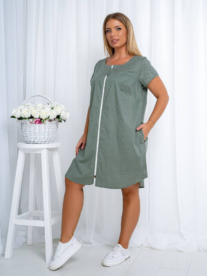 Купить Халат бавовняний на блискавці LINGERIE 170447 в Украина в Lingerie.ua - Одяг для дому та відпочинку, Фото 8